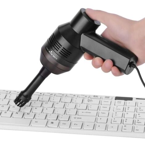Vtizikl Nettoyeur de Clavier, Mini aspirateur USB pour Clavier d'ordinateur, aspirateur électrique Portable pour Clavier de PC pour Nettoyer la poussière, Les Cheveux, Les miettes