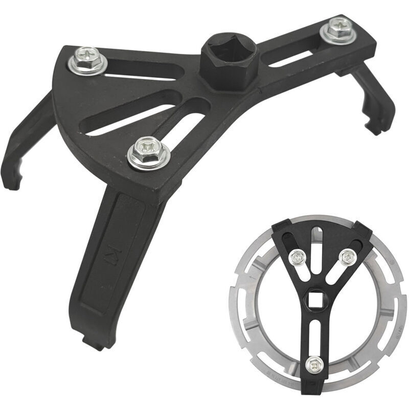 Vtizikl Outil universel de retrait de pompe à carburant, outil de verrouillage de pompe à carburant réglable, anneau de verrouillage de réservoir de