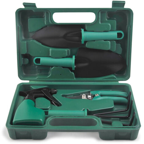 Vtizikl Outils de jardin ensemble de 5 pièces outils de jardinage en pot combinaison arrangement de fleurs élagage bonsaï fleur ciseaux outil