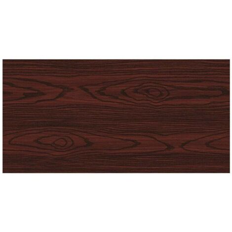 Vtizikl Pannello Adesivo Effetto Legno Scuro 120x300cm Pareti Paraschizzi Stanza Cucina -