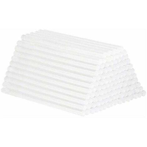 Vtizikl Paquete de 100 barras de pegamento caliente de 7 mm x 100 mm. Mini barras de pegamento caliente.