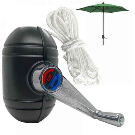 Vtizikl Pièces de rechange pour parasol de patio extérieur pour Manivelle Poignée Parasol Set de Pièces de Support,Poignée Fixe de Levage– Manivelle