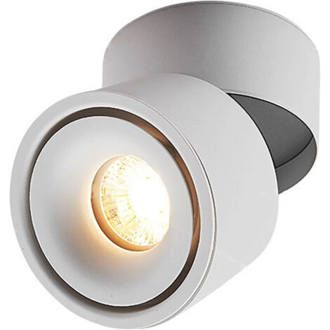 Vtizikl Projecteur monté en surface led plafonnier maison angle réglable magasin éclairage sur rail commercial downlight