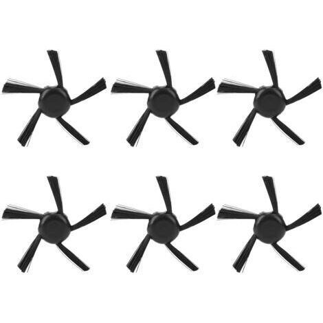 Vtizikl Remplacement de brosse latérale 6 pièces pour Neato Botvac D Series D7 D5 D3 D80 Balayeuse