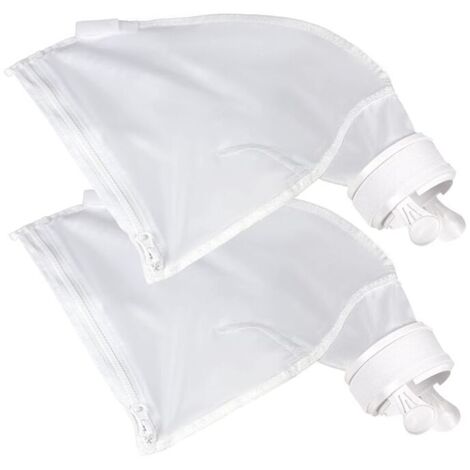 Vtizikl Sac de Nettoyeur de Piscine,Pochette en Nylon à Fermeture Eclair de Remplacement pour Les Pièces de Nettoyeur de Piscine Polaris 280 et 480 (2 Pack).