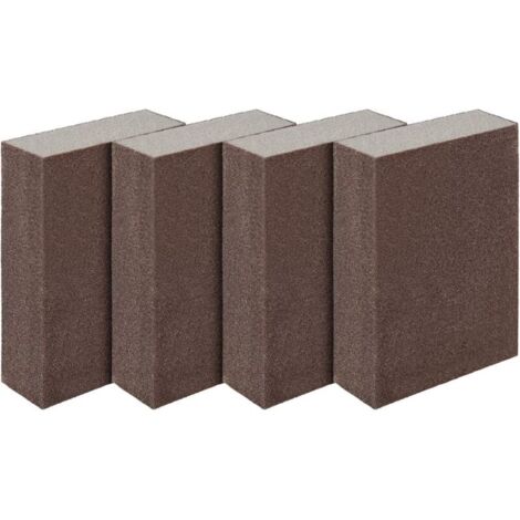 Vtizikl Set di 4 spugne/blocchi abrasivi per superfici bagnate e asciutte, levigatura super fine (grana da 320 a 400).