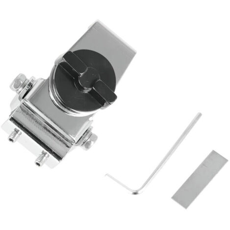 Vtizikl Support d'antenne de voiture  en acier inoxydable avec clip pour antenne de talkie-walkie bidirectionnelle