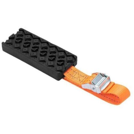 Vtizikl Tapis de traction antidérapant pour véhicule tout-terrain – Récupération boue, sable, neige – Surface résistante à l'usure – Sac de rangement inclus