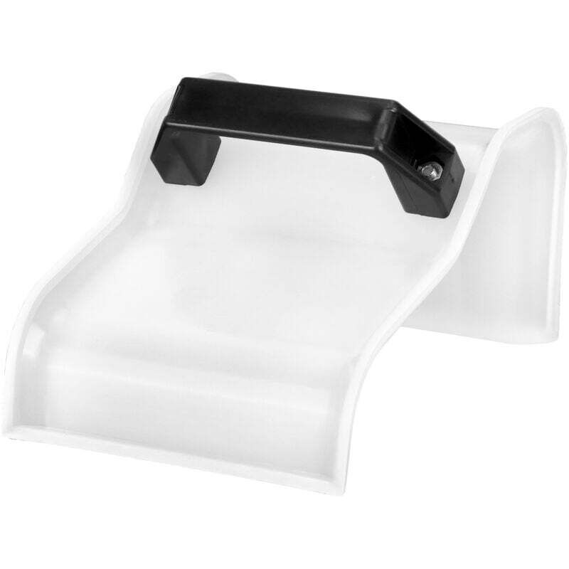 Image of Vtizikl Truelle pour bordures à béton, extrémités courbes avec manche pour jardin