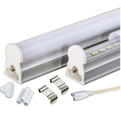 Vtizikl Tubo T5 Neon Led 10 W Watt 90 Cm 900 Lmn Per Uso Interno Luce Bianca Plafoniera - -Bianco Naturale -
