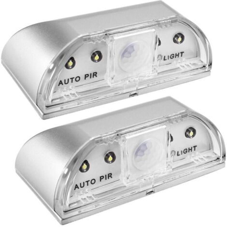 Vtizikl Veilleuse LED avec capteur intelligent, capteur de verrouillage de porte, lampe de table, boîte à gants, toilettes, armoire