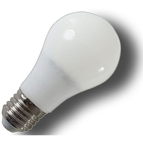 Vtizikl Vtizikl Led A Goccia Smerigliata Attacco E27, Luce Bianca Calda Fredda V-tac - -Bianco Freddo-12 Watt