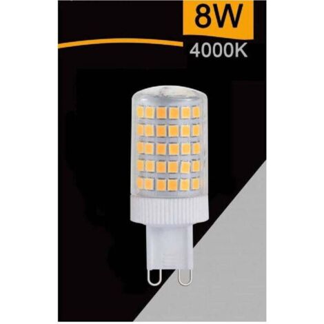 Vtizikl Vtizikl Led Smd G9 8 Watt 880 Lm Luce Calda Naturale Fredda Sparac-g9-8w-001 - -Bianco Naturale -