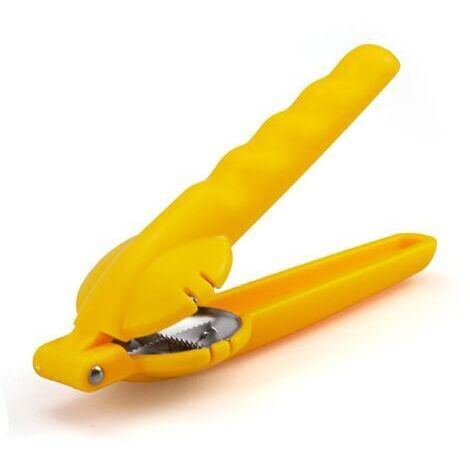 Vtizikl1 Pack Casse-Noisette Clip de châtaigne, Craquelin de noix Sheller Pince de noix, Outils de cuisine Multifonctionnel Marron