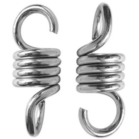 Vtizikl2pcs crochets suspendus poids ressort hamac pris en charge chaise à ressort