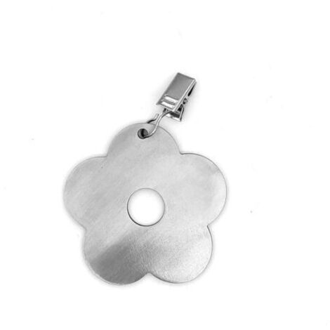 Vtizikl(8pcs)Poids Nappe Lourd Pince Nappe en Acier Inoxydable Argent Poids de Pinces à Nappe Clip Nappe Jardin Fixe-Nappe pour Nappe Jardin Table Extérieur Restaurant Camping(fleurs)