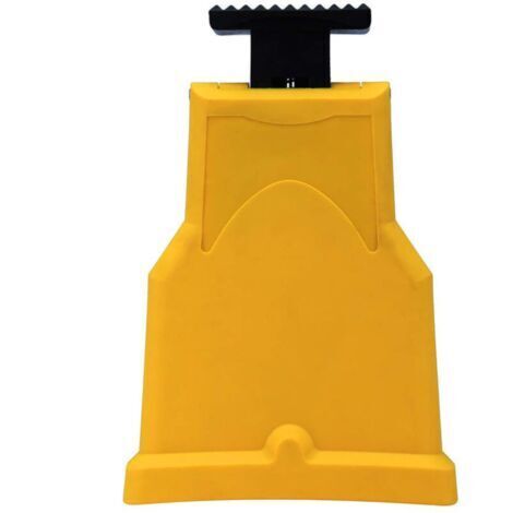 VtiziklAffûteuse de tronçonneuse, Pratique à Utiliser Affûteuse de Lame de scie à chaîne Rapide Portable pour Le Travail du Bois pour économiser du Temps et des Efforts(Jaune)