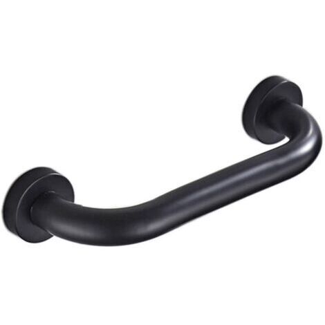 VtiziklBarre dAppui Pour Salle De Bain, Poignée De Sécurité Pour Douche, Antidérapante Barre dAppui 30 CM Pour Salle De Bain, Baignoire, Toilette (Noir)