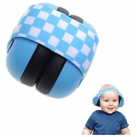 VtiziklBébé Cache-oreilles Casque Anti Bruit Enfant protection auditive bébé Casque Pliable Réglable Confortable protection bruit bébé de 3 mois à 2 ans, Ensoleillé