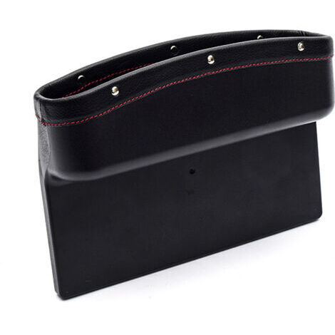 VtiziklBoîte de rangement pour espace de siège de voiture, organisateur de console de siège de voiture, boîte de rangement (noir)