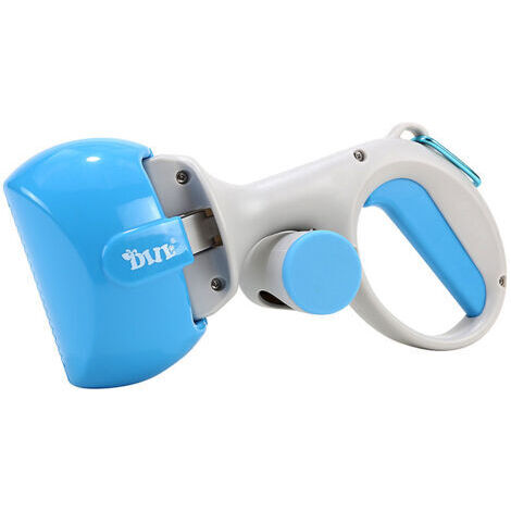 VtiziklCiseaux de merde de chien portables, outil de nettoyage de merde d'animal de compagnie en plein air avec distributeur de sacs poubelles