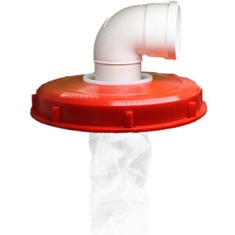 VtiziklFiltre À Couvercle IBC Accessoires De Réservoir IBC Couvercle De Filtre en Nylon 163mm / 245mm avec Couvercle Supérieur De Baril d'argile De Filtre Net pour Réservoir d'eau De Pluie IBC