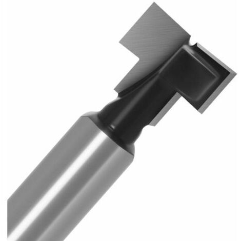 VtiziklFraise en Rainure en T, Routeur à Rainure en T Forme Routeur Bits, 3Pcs Queue de fraise avec Lame Fraises à Bois Pour Outils électriques Outil de Menuiserie