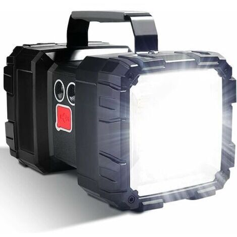 VtiziklLampe de poche LED rechargeable 10000mAh 1200lm haute puissance étanche camping lumière 7 modes super lumineux(Petit)