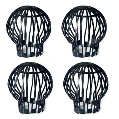 VtiziklLot de 4 crapaudines pour gouttière d’environ 13,2 x 14,5 cm