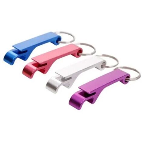 VtiziklLot de 5 - Ouvre-bouteille/Ouvre-bouchon/Ouvre-pot Multicolore Porte-clés