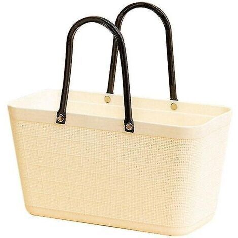 VtiziklPanier de vêtements sales, panier de rangement ménager, panier de rangement de vêtements, Laun Sacs de rangement (blanc)