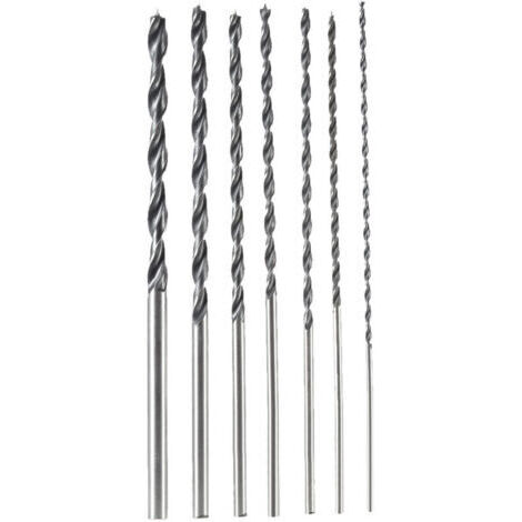 VtiziklPerceuse à bois à trois points étendue de 300 mm, jeu d'ouvre-trou de centrage pour le travail du bois 4-12 mm, 7 pièces, Ensoleillé