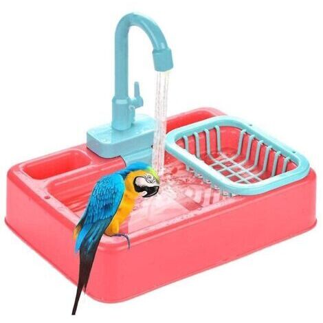 VtiziklPerche Perche Pour animaux de compagnie Bain d’oiseaux Accessoires de douche Perroquet Jouet Oiseau