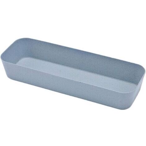 VtiziklPlateau de rangement de couverts compact en plastique pour tiroir de cuisine - Longue et fine - Pour ranger et organiser les couverts - En plastique durable-Ensoleillé