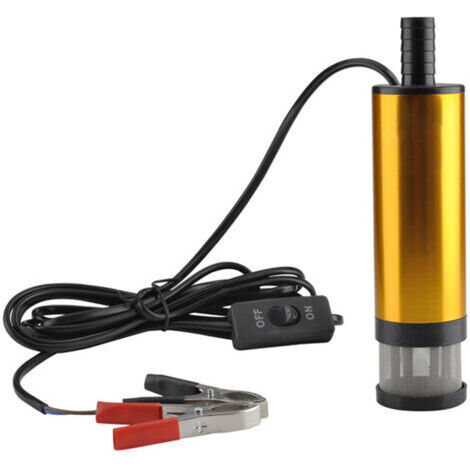 VtiziklPompe submersible 12V pour pomper l'eau diesel 38mm eau huile pompe de transfert de carburant diesel BF pompe diesel pompe à carburant DC pompe submersible électrique