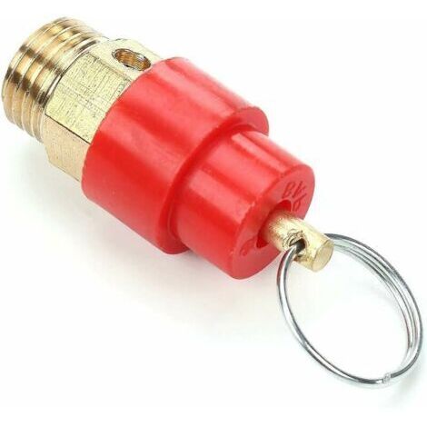 VtiziklSoupape de sécurité du compresseur d'air 1/4 120PSI, soupape de sécurité du compresseur d'air en laiton