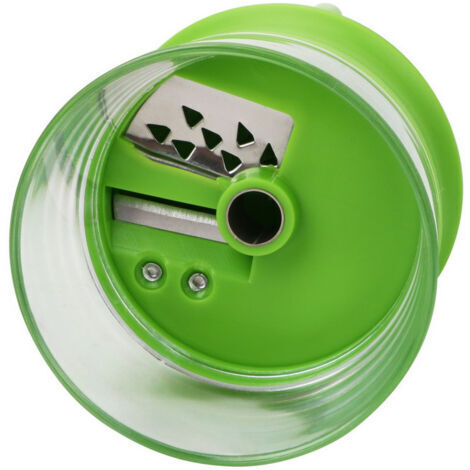 VtiziklSpiraliseur coupe-légumes 1 lame manuel - Coupe-légumes manuel pour spaghetti de légumes - Vert
