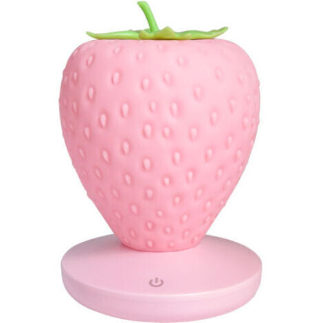 VtiziklStrawberry Lamp Nursery Led Cute Kids Night Light, lampe de chevet pour enfants, 3 modes touch, décorations de crèche pour bébés