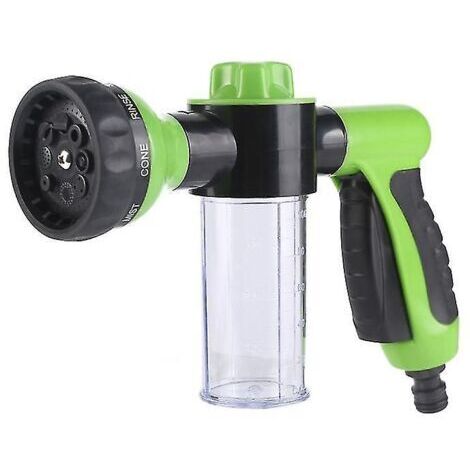 VtiziklVoiture haute pression mousse lavage de voiture pistolet à eau ménage pompe de rinçage arrosage buse outil-Ensoleillé
