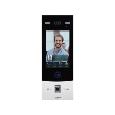 VTO7541G - Posto esterno VTO IP AI IK07 touch lettore RFID face rec. impronte password
