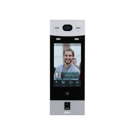 VTO9541D - Posto esterno VTO IP AI IK07 touch lettore RFID face rec. impronte password