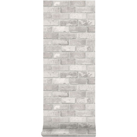vtwonen - Steine - Vliestapete - Grau - 10m x 52cm