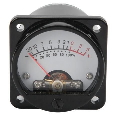 VU-mètre à tube amplificateur 45mm avec rétroéclairage, mesure DB, volume et carte pilote TS-45-W, blanc, 500µA DC