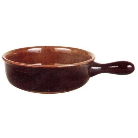 Vulcania Tegame in terracotta con un manico 16 cm