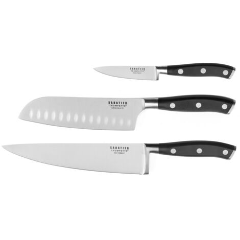 Vulcano - Ensemble 3 couteaux de cuisine
