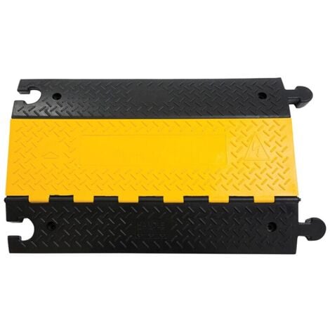 Vulcascot Cable Protectors, Heavy Duty, Black/Yellow