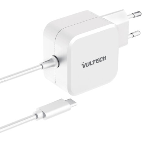Vultech AU-67WTC chargeur d'appareils mobiles Universel Blanc Secteur Charge rapide Intérieure