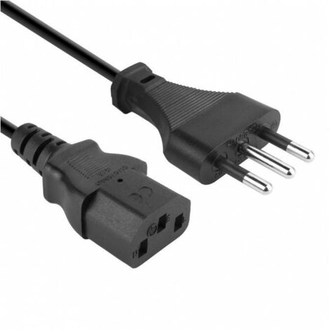 Vultech Cavo di alimentazione PC Standard con presa italiana 1.5 m