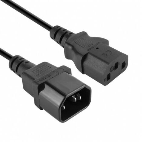 Vultech Cavo prolunga alimentazione IEC13 Femmina to IEC14 Maschio