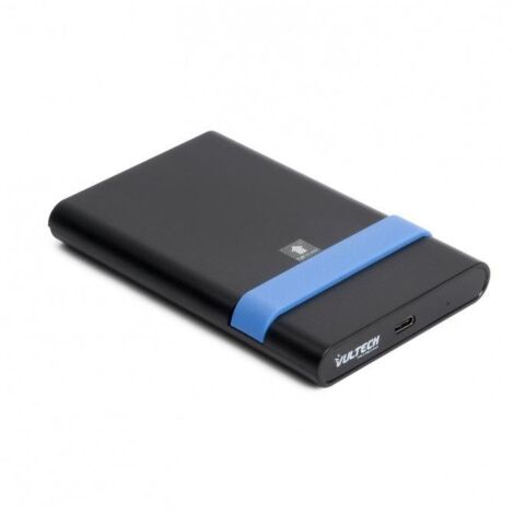 Vultech Custodia HDD Esterna 2.5" USB-C 3.2 ABS per Dischi SATA fino a 8TB